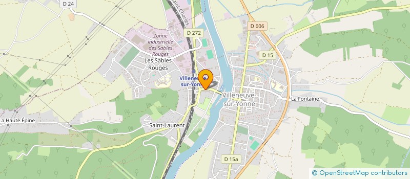 localisation de l'entreprise TABAC PRESSE LOTO DU FAUBOURG à VILLENEUVE-SUR-YONNE
