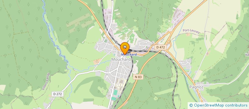 localisation de l'entreprise TABAC PRESSE MOUCHARD  MOUCHARD