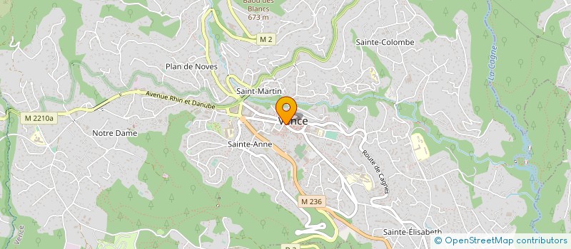 localisation de l'entreprise TABAC PRESSE SU GRAND JARDIN à VENCE