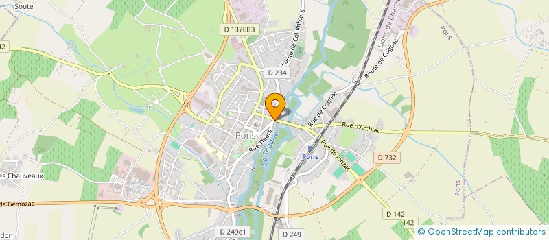 localisation de l'entreprise TABAC STEPH & DOM  PONS