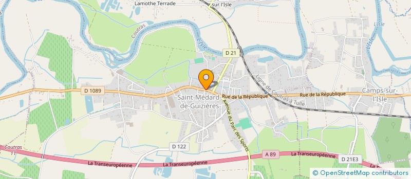 localisation de l'entreprise TABACSHOP89  SAINT-MEDARD-DE-GUIZIERES