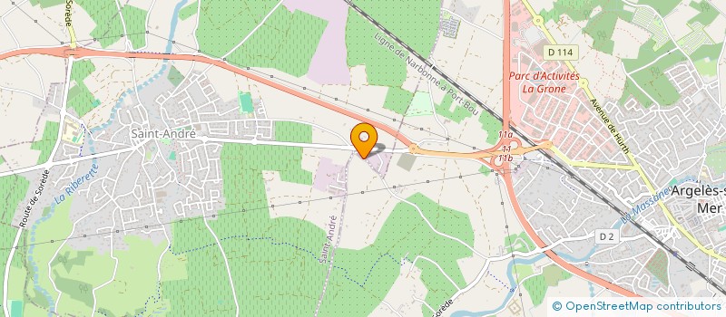 localisation de l'entreprise TABAKA FINANCE à SAINT-ANDRE