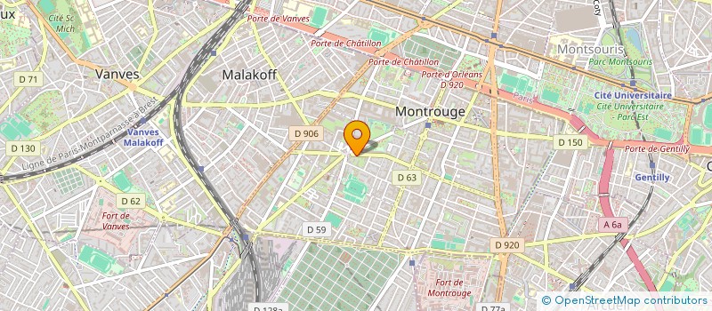 localisation de l'entreprise TABANI IMMO  MONTROUGE