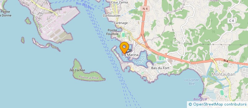 localisation de l'entreprise TABANKA à POINTE-A-PITRE