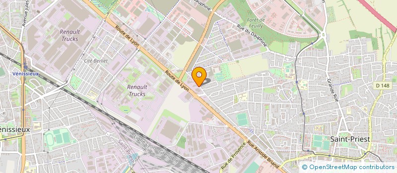 localisation de l'entreprise TABARD AUTOS DEMOLITION TAD  SAINT-PRIEST