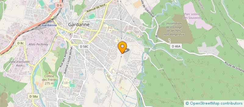 localisation de l'entreprise TABARDON PRODUCTION à GARDANNE
