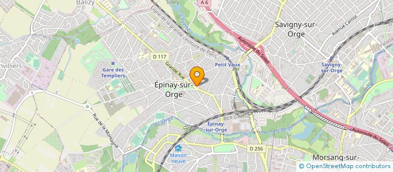 localisation de l'entreprise TABARES MORENO à EPINAY-SUR-ORGE