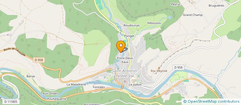 localisation de l'entreprise TABARLY  SAINT-ANTONIN-NOBLE-VAL