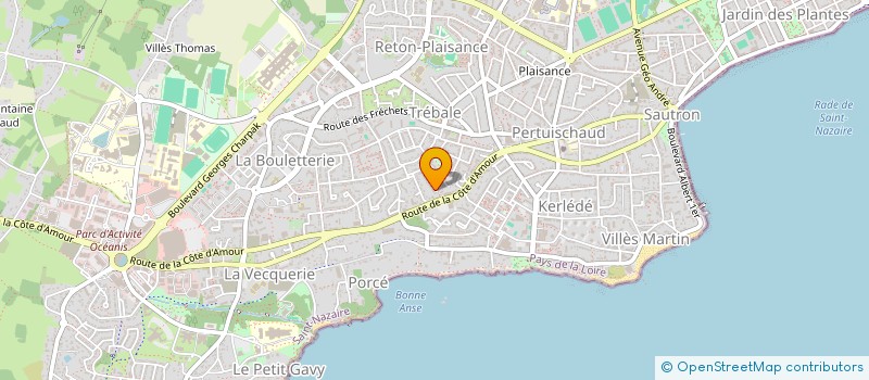 localisation de l'entreprise TABART CONSULTING SUPERVISION INDUSTRIELLE à SAINT-NAZAIRE