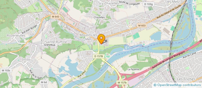 localisation de l'entreprise TABARY MESSELIN NETTOYAGE  MOULINS-LES-METZ