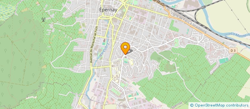 localisation de l'entreprise TABAS  EPERNAY