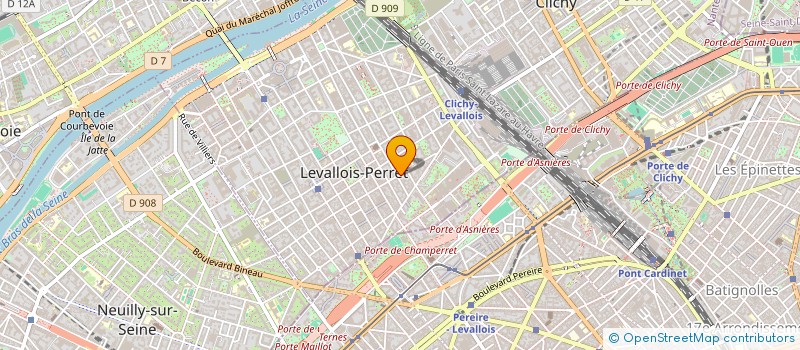 localisation de l'entreprise TABATA à LEVALLOIS-PERRET