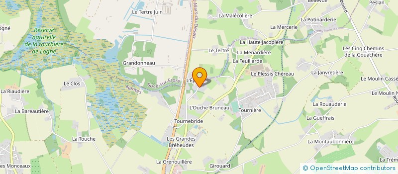 localisation de l'entreprise TABCAR  CARQUEFOU