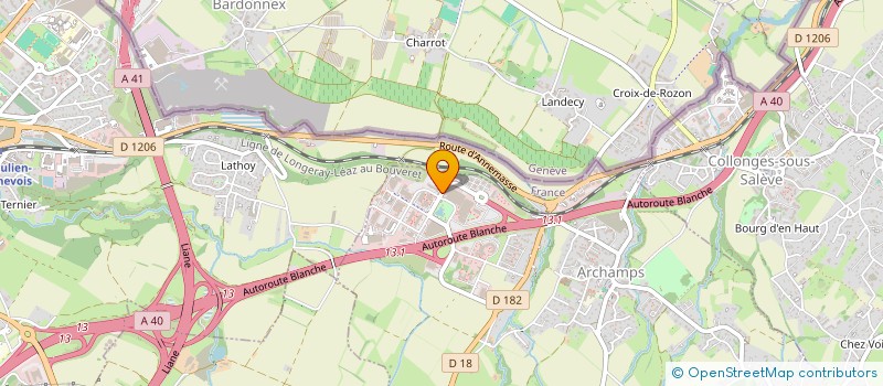 localisation de l'entreprise TABEC  ARCHAMPS