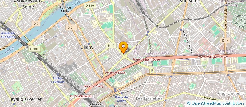 localisation de l'entreprise TABELOUT à CLICHY
