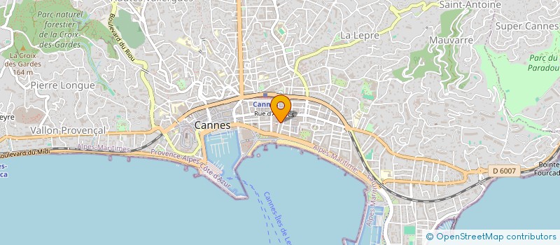 localisation de l'entreprise TABER IMMOBILIER à CANNES