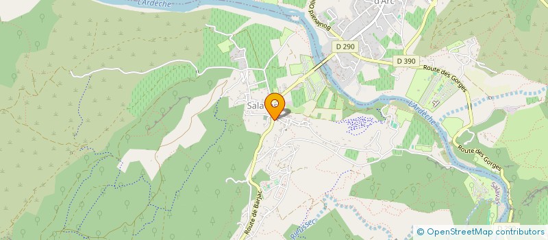 localisation de l'entreprise TABERLO  SALAVAS