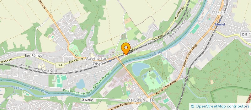 localisation de l'entreprise TABERNACLE EVANGELIQUE DU VAL D'OISE  AUVERS-SUR-OISE