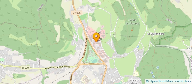 localisation de l'entreprise TABERNAM à VOIRON