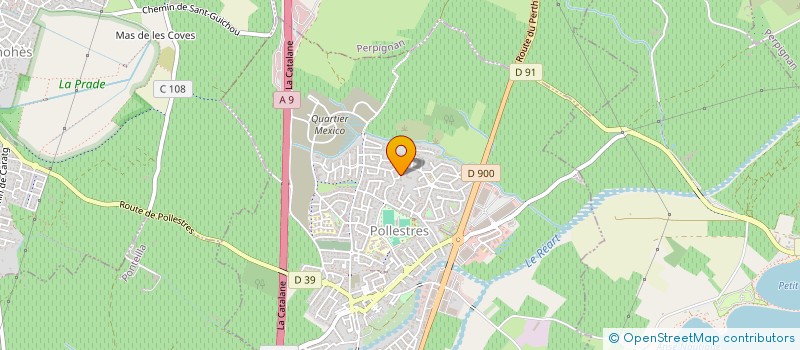 localisation de l'entreprise TABERNER 66 à POLLESTRES