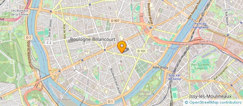 localisation de l'entreprise TABET JOHN à BOULOGNE BILLANCOURT