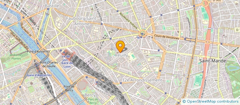 localisation de l'entreprise TABET TRANSPORT à PARIS
