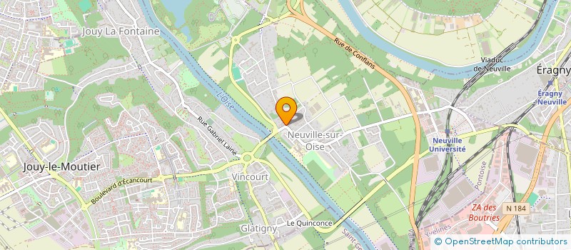 localisation de l'entreprise TABETE TRANSPORTS à CERGY