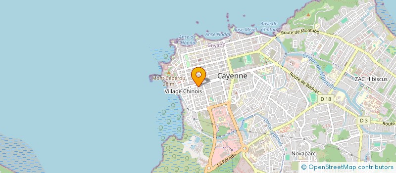 localisation de l'entreprise TABGHA  CAYENNE