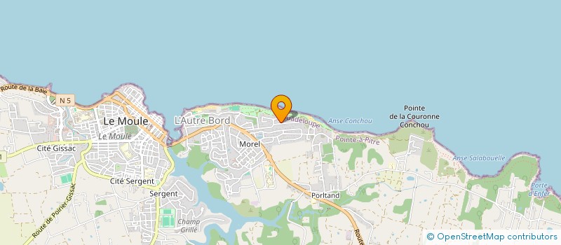 localisation de l'entreprise TABL' O NATURELL ART DU DECOR ET DE LA DECORATION NATURELLE à LE MOULE