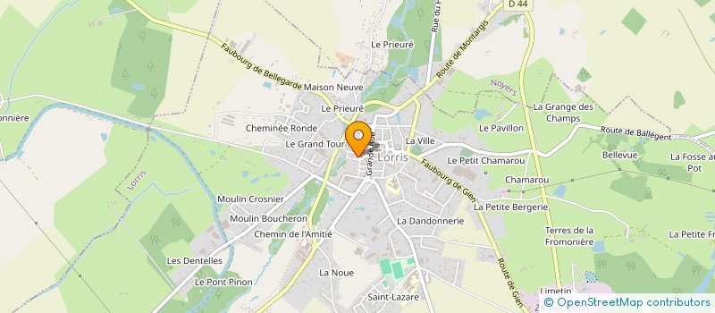localisation de l'entreprise TABLE CAMPAGNARDE à LORRIS