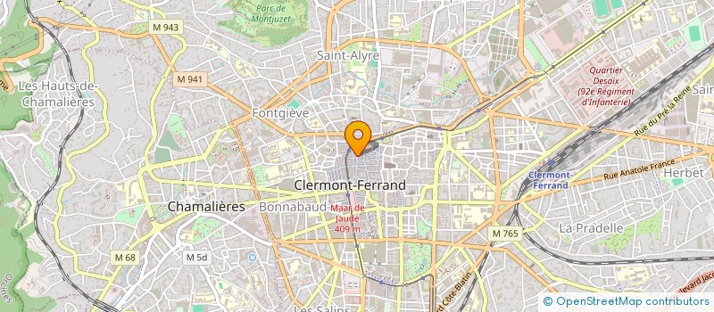 localisation de l'entreprise TABLE D ITALIE à CLERMONT-FERRAND