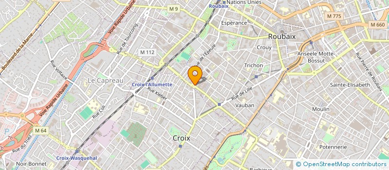 localisation de l'entreprise TABLE & DELICES à ROUBAIX