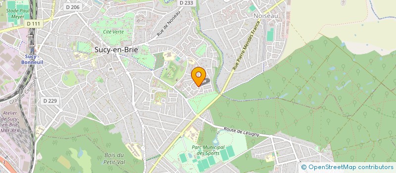 localisation de l'entreprise TABLE DES REGIONS DE FRANCE  SUCY-EN-BRIE