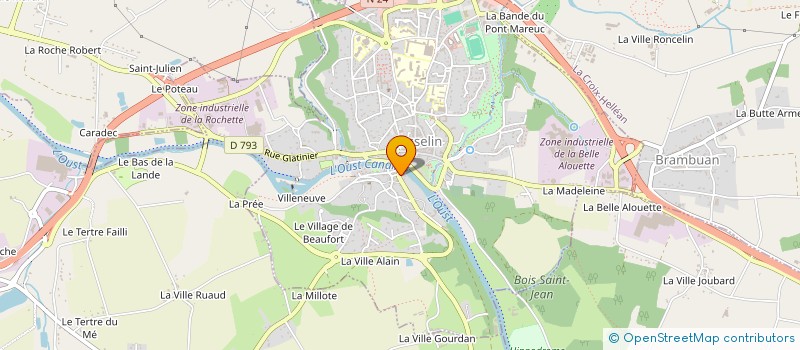 localisation de l'entreprise TABLE JARDINIERE NANTES  GUEGON