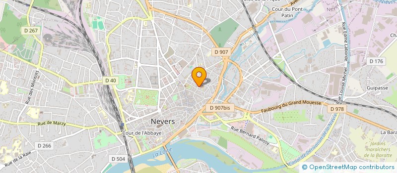 localisation de l'entreprise TABLE' JM à NEVERS