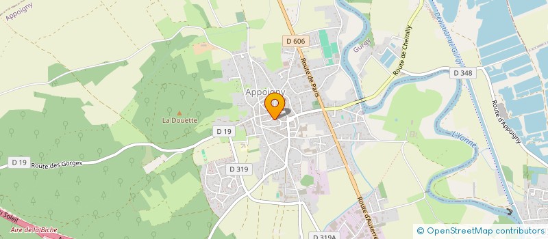 localisation de l'entreprise TABLE RONDE FRANCAISE 16E REGION  APPOIGNY