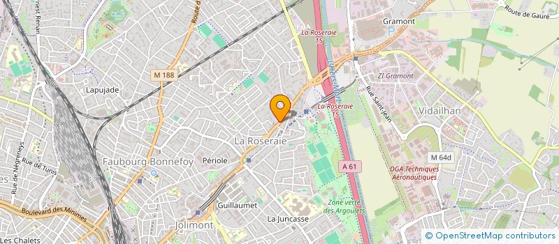 localisation de l'entreprise TABLE RONDE FRANCAISE 216  TOULOUSE