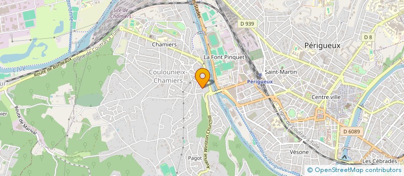 localisation de l'entreprise TABLE RONDE FRANCAISE CNR PERIGUEUX 2025 à COULOUNIEIX CHAMIERS