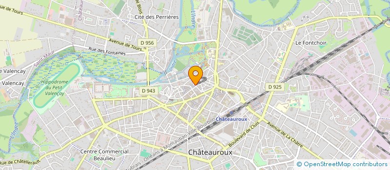 localisation de l'entreprise TABLE RONDE FRANCAISE DE CHATEAUROUX N. 95 à CHATEAUROUX