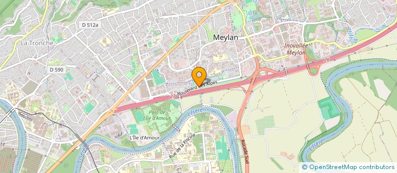 localisation de l'entreprise TABLE RONDE FRANCAISE DE GRENOBLE N42  MEYLAN