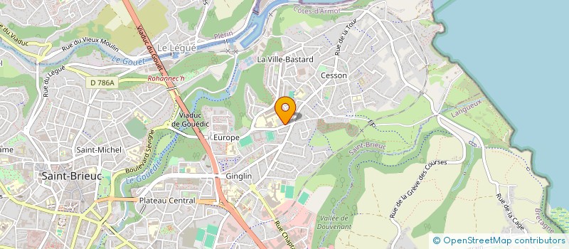 localisation de l'entreprise TABLE RONDE FRANCAISE N)75 - SAINT-BRIEUC à SAINT-BRIEUC