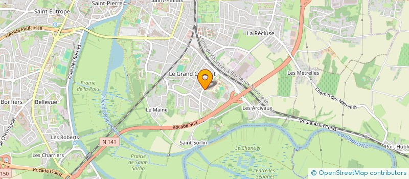 localisation de l'entreprise TABLE RONDE N.148  SAINTES