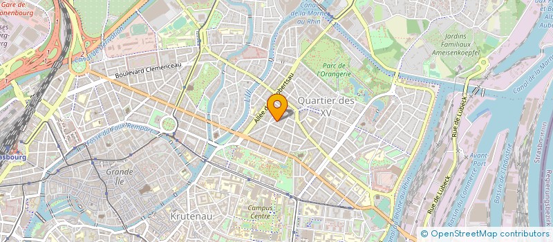 localisation de l'entreprise TABLE ROYALE  STRASBOURG