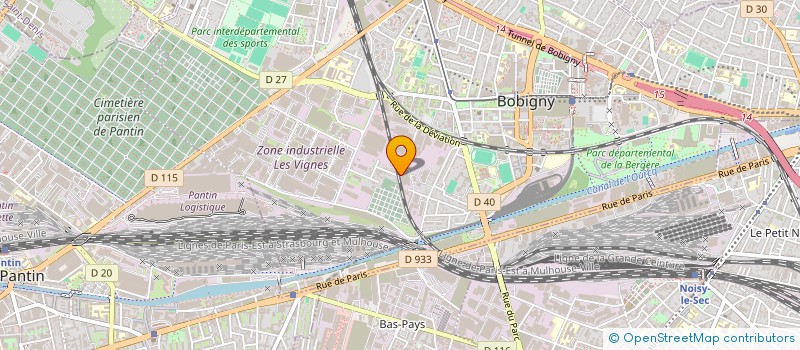 localisation de l'entreprise TABLES COMMUNES à BOBIGNY