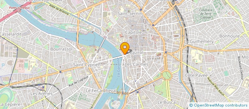 localisation de l'entreprise TABLES ET AUBERGES DE FRANCE DEVELOPPEMENT à TOULOUSE