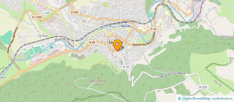 localisation de l'entreprise TABLES GOURMANDES DE LA LOZERE à MENDE