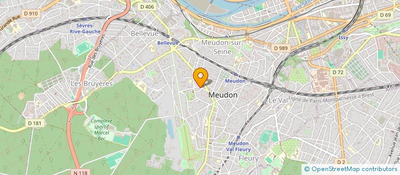 localisation de l'entreprise TABNSERVICES  MEUDON