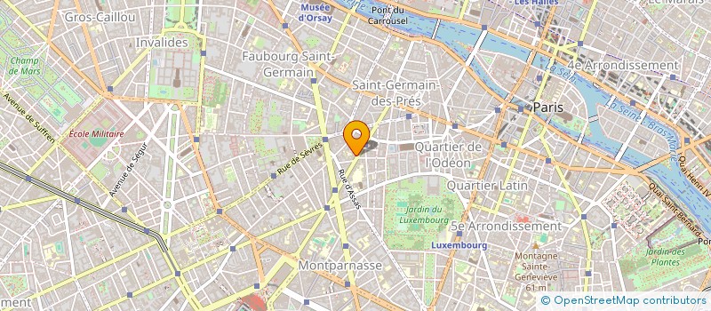 localisation de l'entreprise TABORDET-MERIGOUX AVOCAT  PARIS