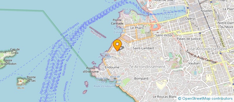 localisation de l'entreprise TABOU à MARSEILLE
