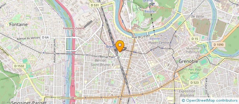 localisation de l'entreprise TABOU PRODUCTION  GRENOBLE